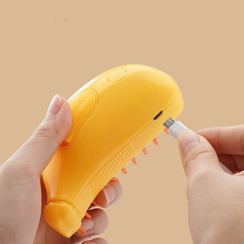 3 In 1 Pet Steam Brush Ca