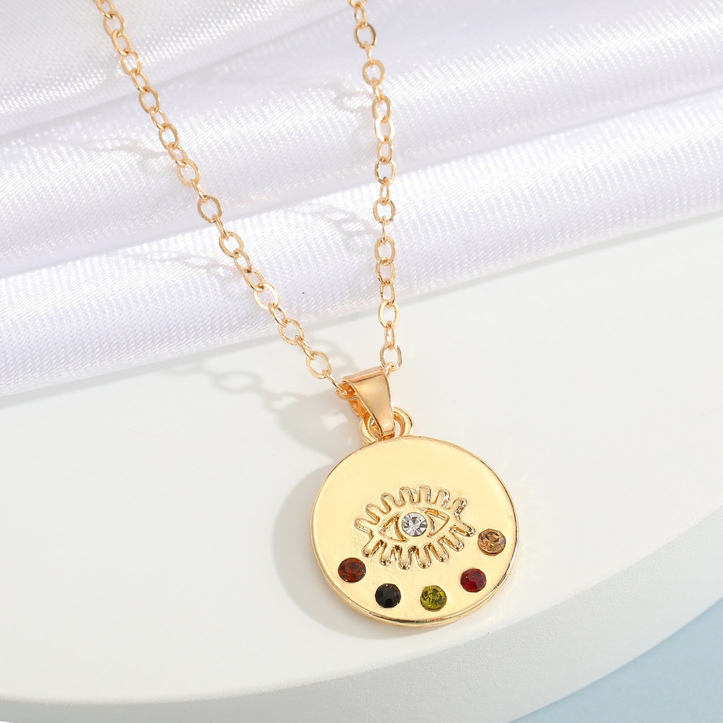 Palm Eye Necklace