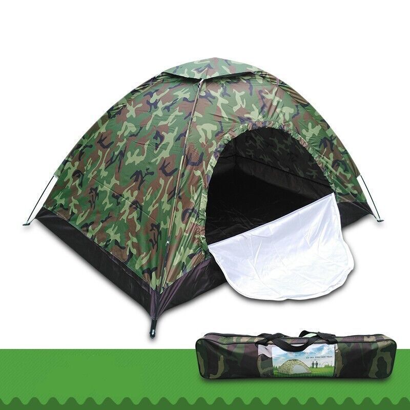 2-3 Man Automatic Instant Double Layer-Up Camping Tent