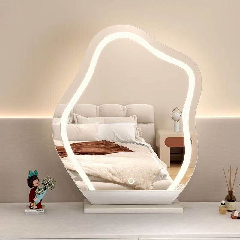 loud Shape Mirror 3 Colors LED Lights 220V