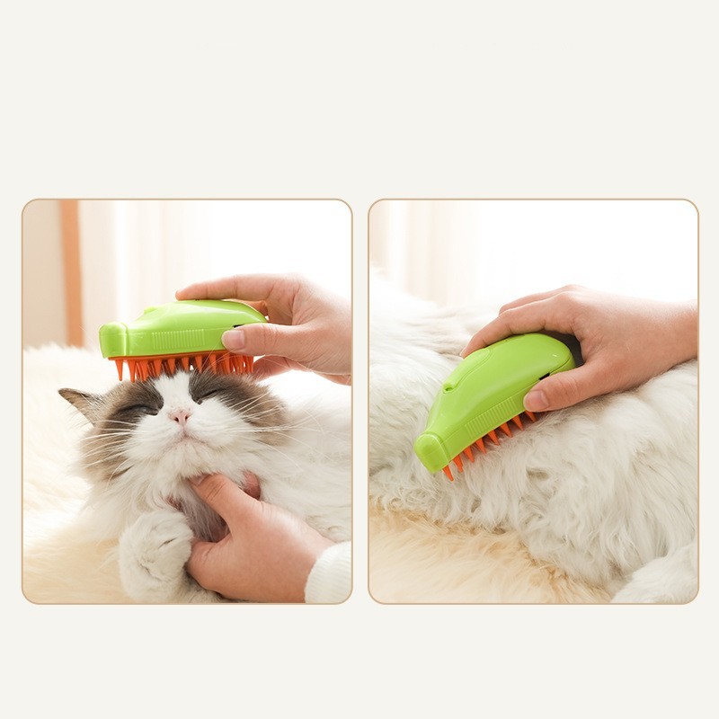 3 In 1 Pet Steam Brush Ca