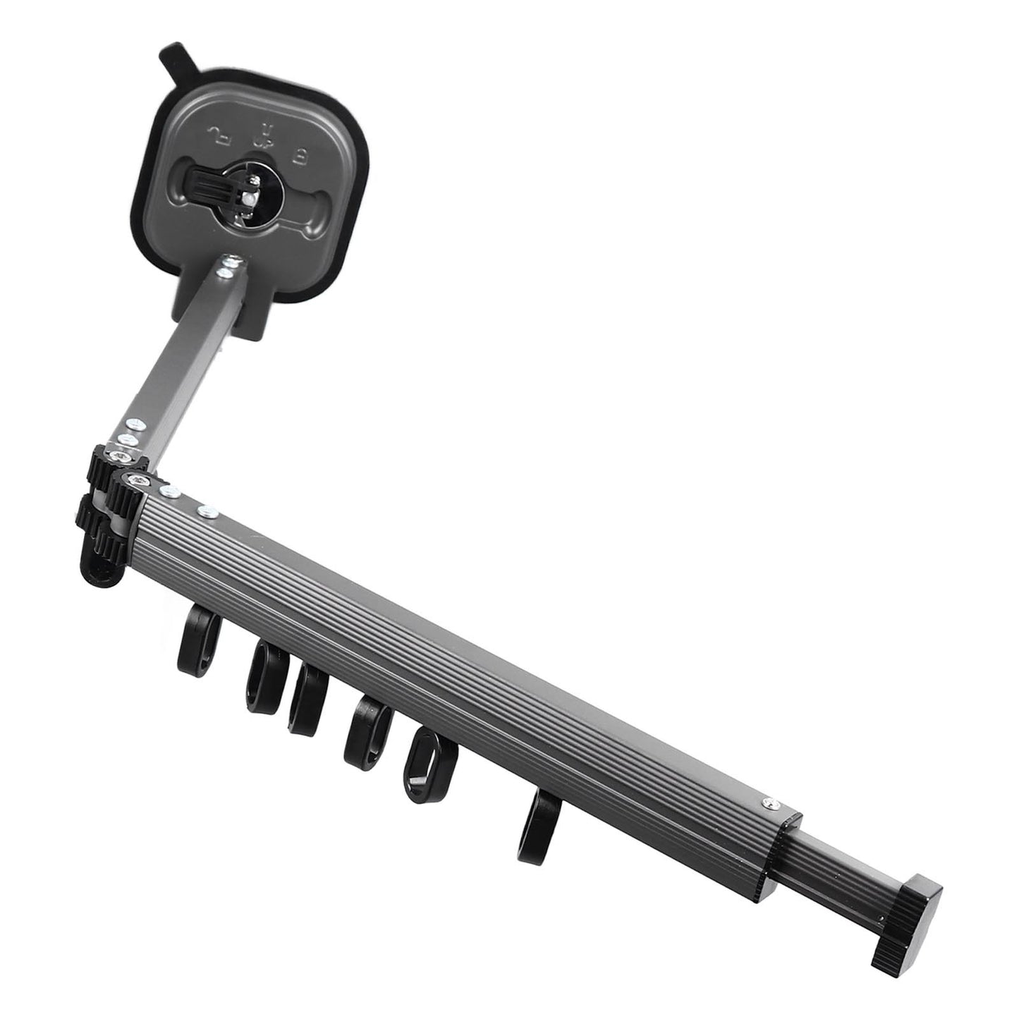 Retractable Clothes Drying Rack Wall Mount Drill Free