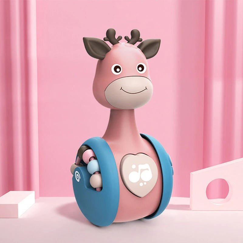 Sliding Deer Baby Tumbler Rattle