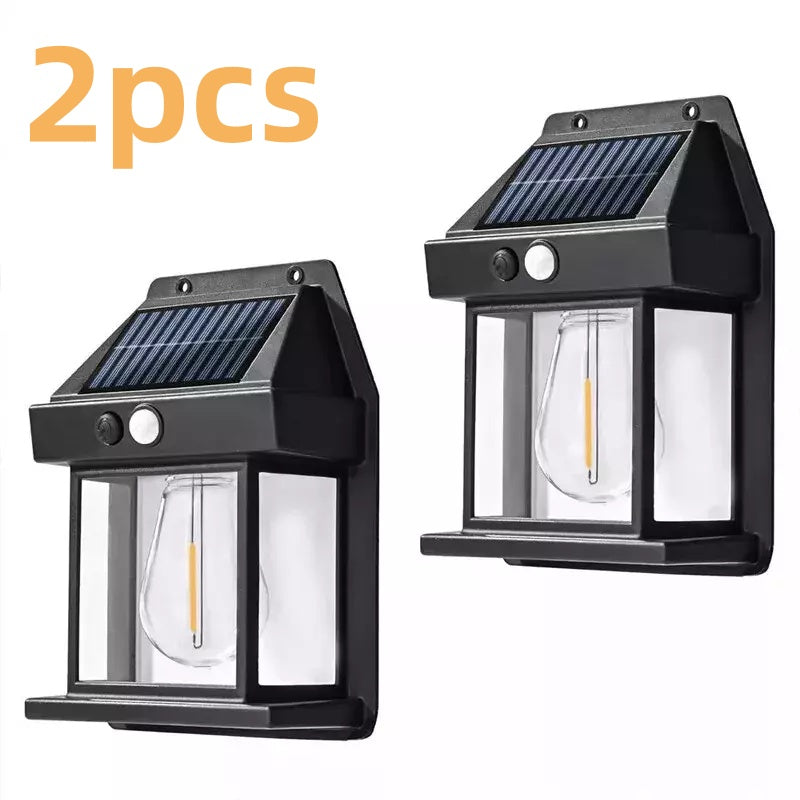 Solar Power Sensor Wall Light