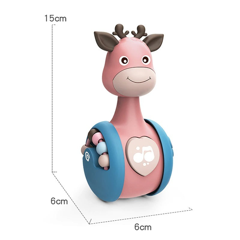 Sliding Deer Baby Tumbler Rattle