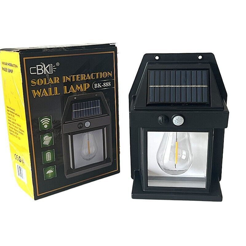 Solar Power Sensor Wall Light
