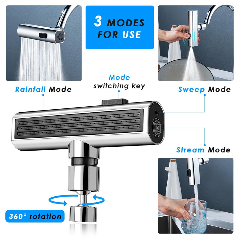 Kitchen rotating tap