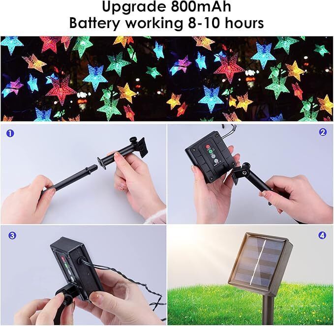 Solar Powered Star lights