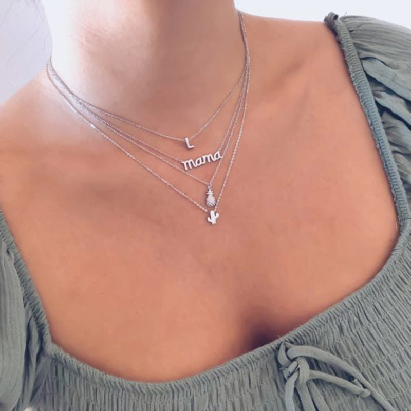 Initial necklace