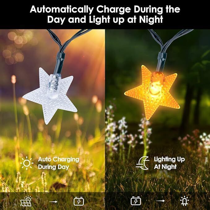 Solar Powered Star lights