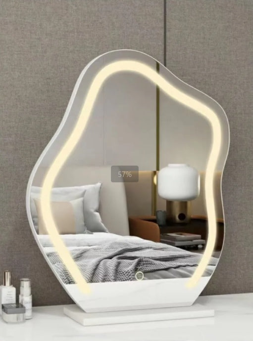 loud Shape Mirror 3 Colors LED Lights 220V