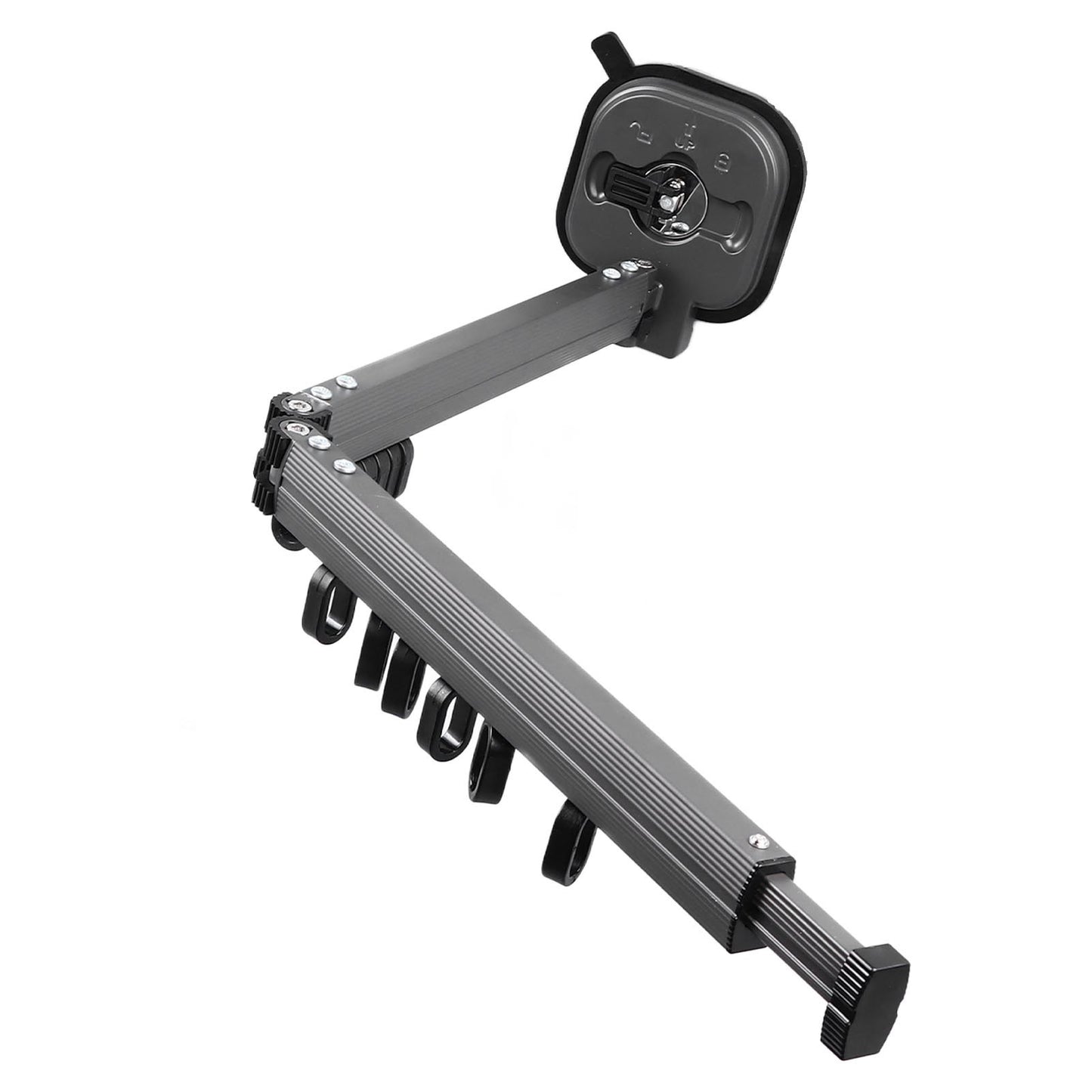 Retractable Clothes Drying Rack Wall Mount Drill Free