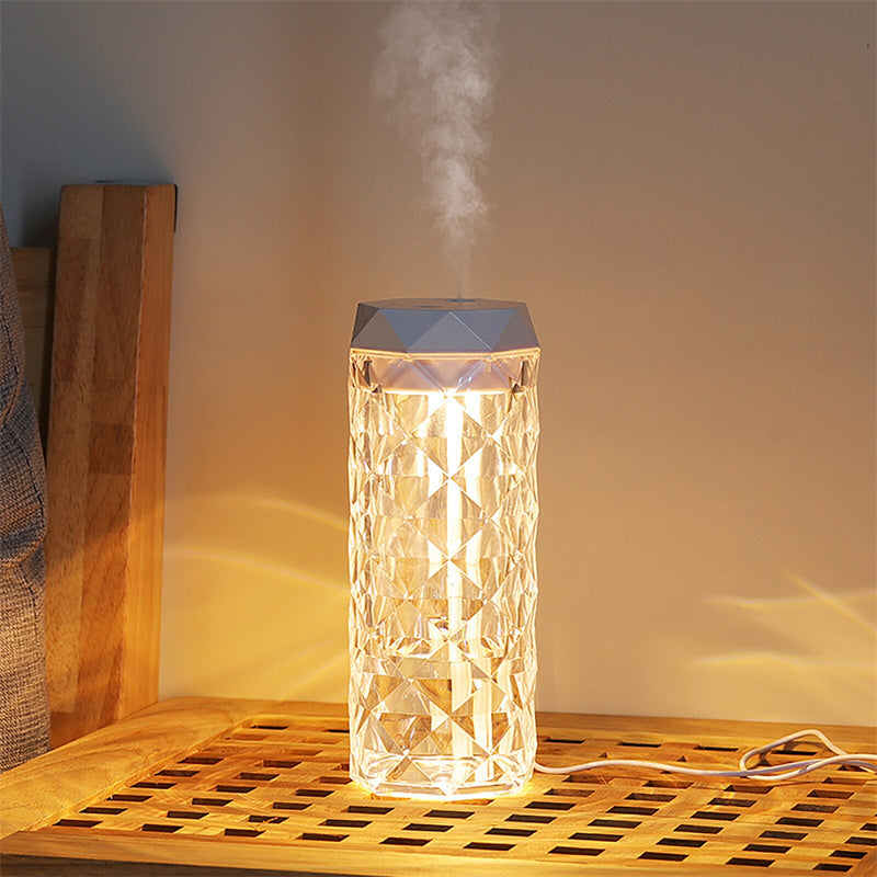 Crystal Lamp Air Humidifier with LED Lights