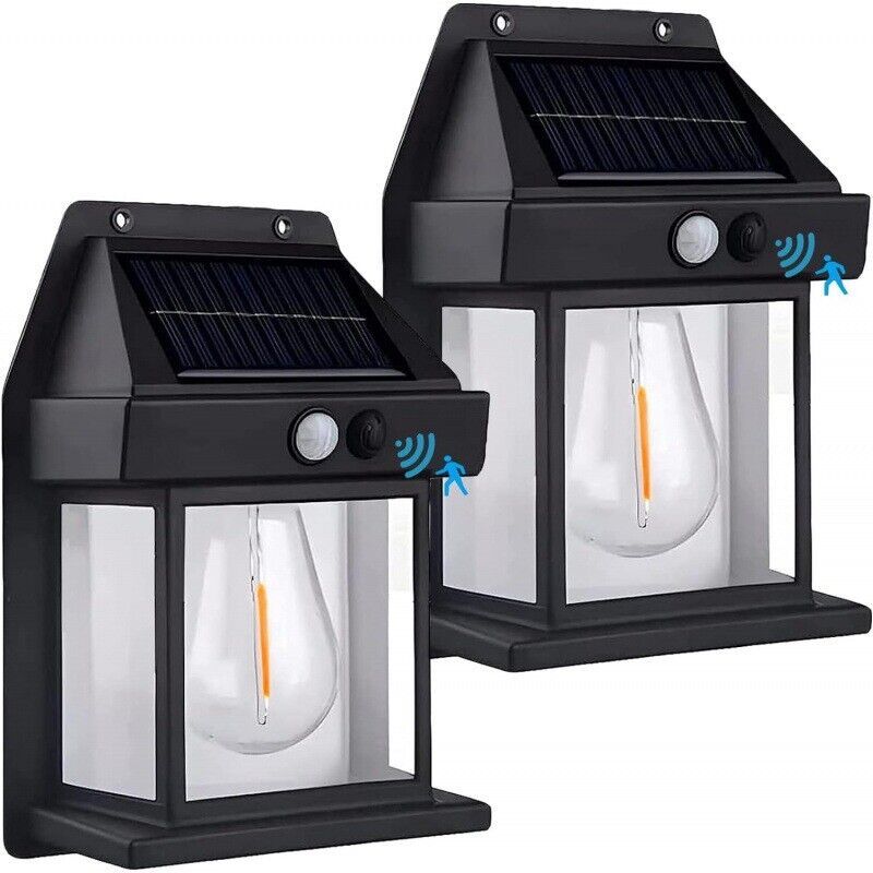 Solar Power Sensor Wall Light